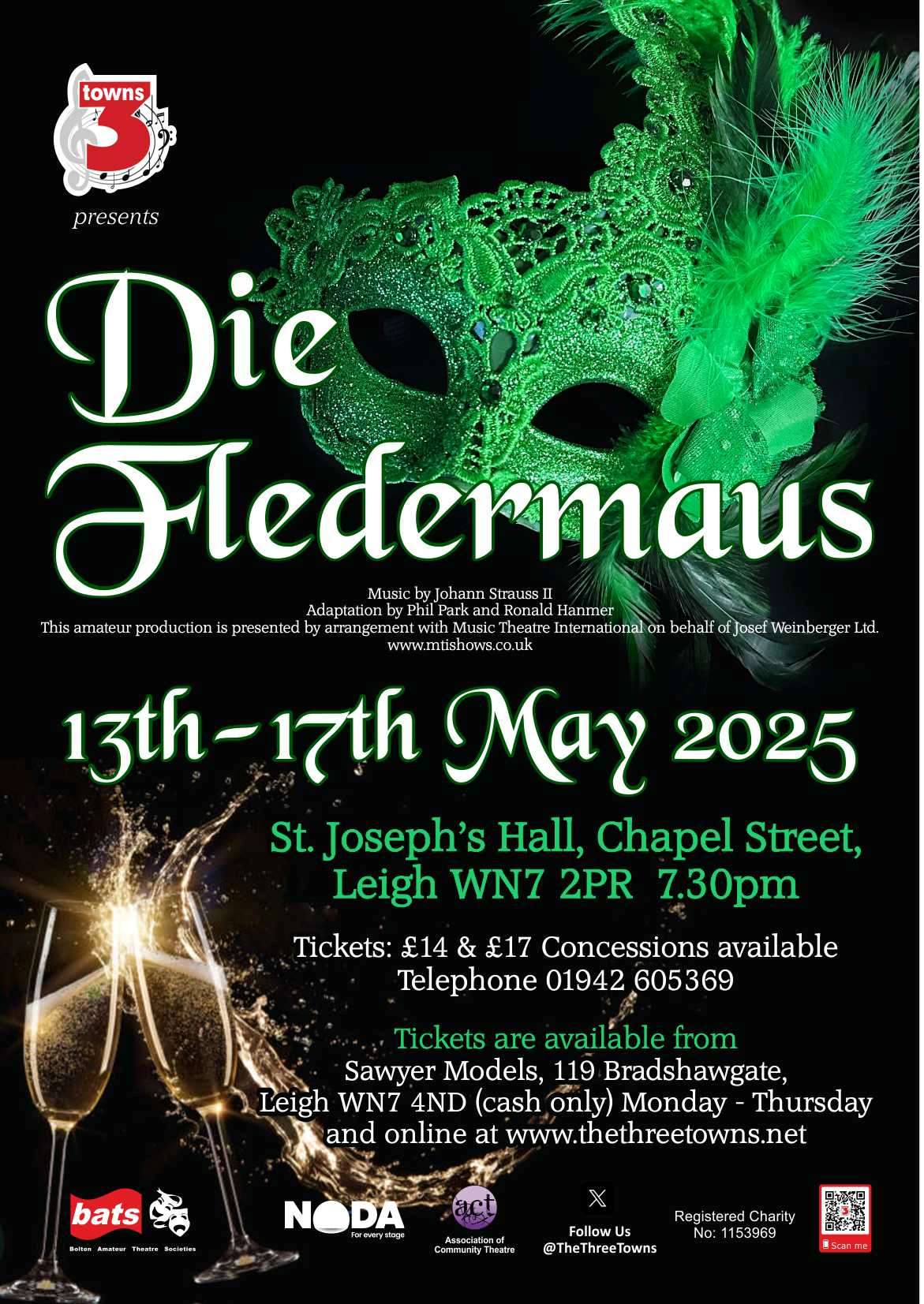 The Three Towns present &rsquo;Die Fledermaus&rsquo; - A Musical Comedy