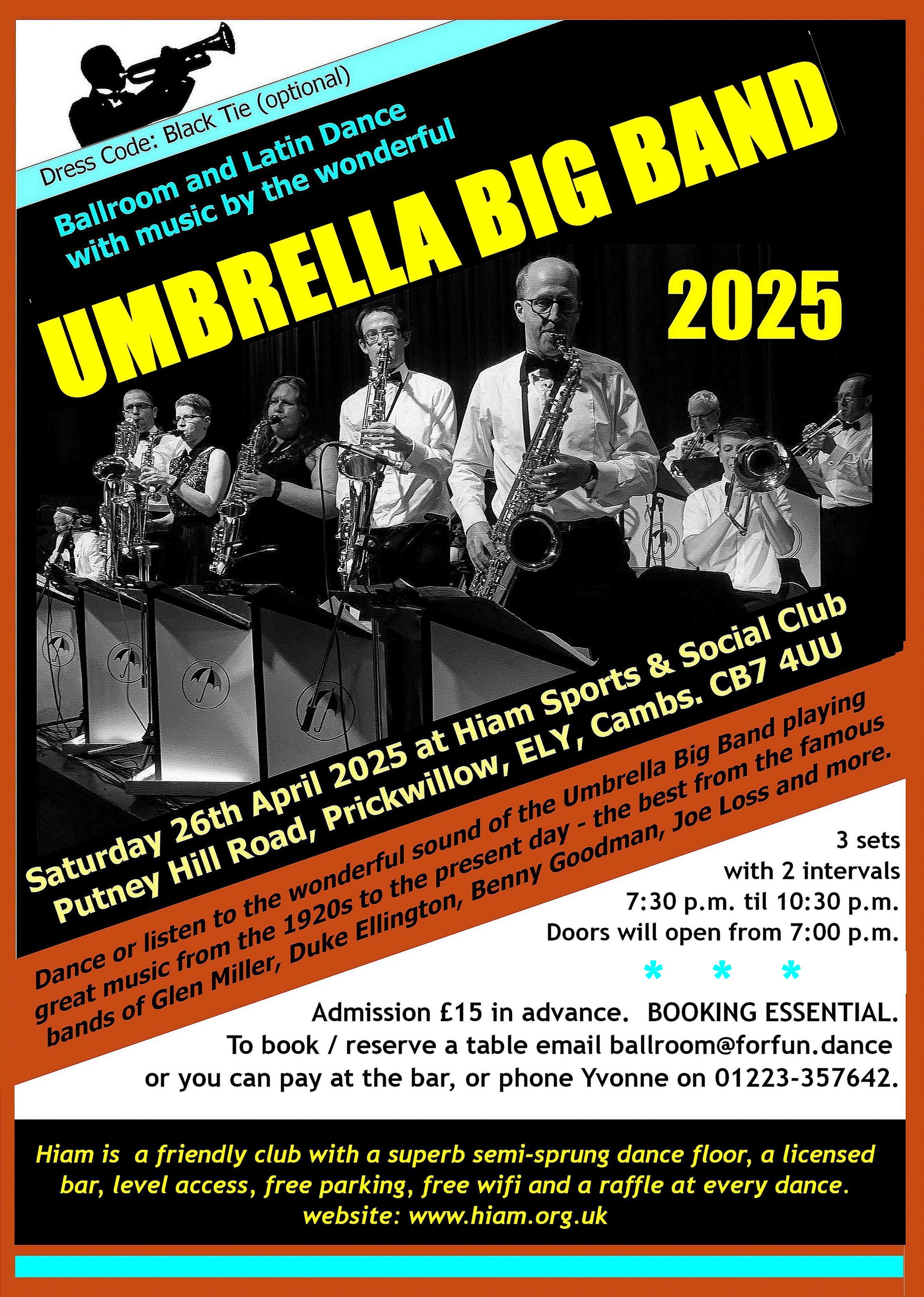 Ballroom & Latin  with The Umbrella Big Band