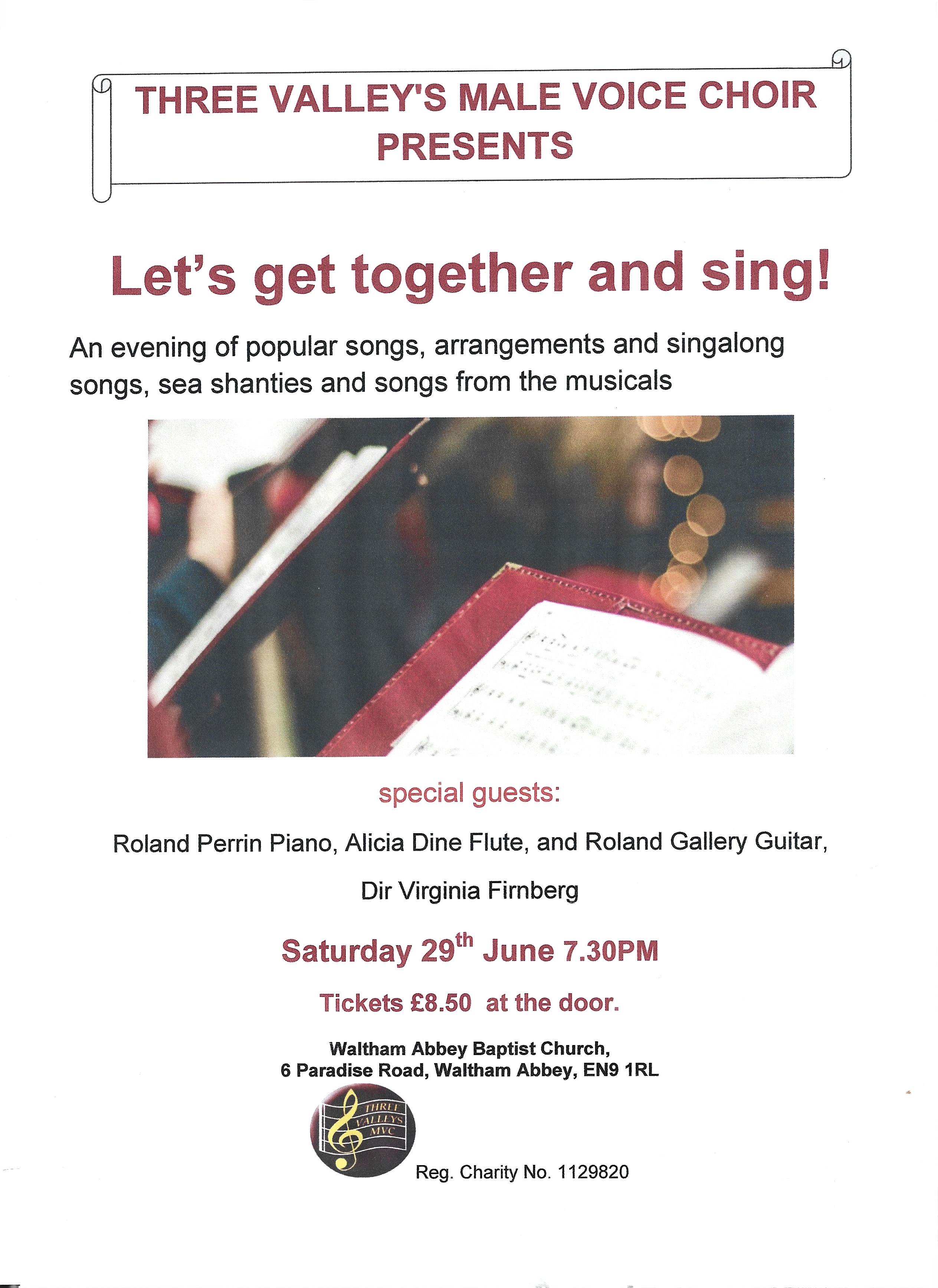 Let’s get together and sing in Waltham Abbey!
