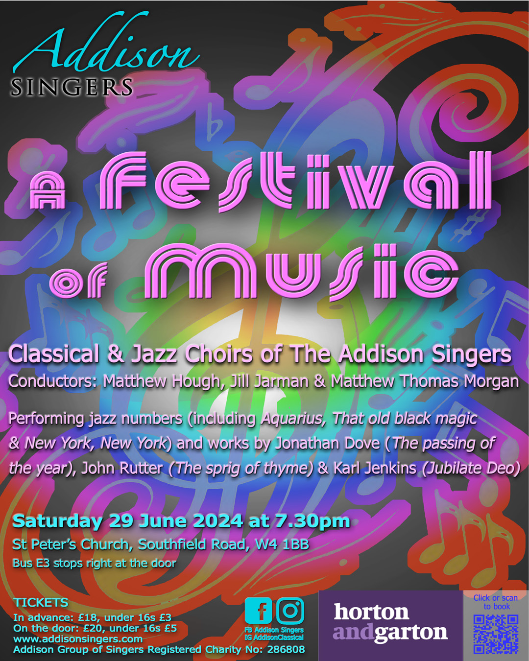 Addison Singers Summer Concert - A Festival Of Music
