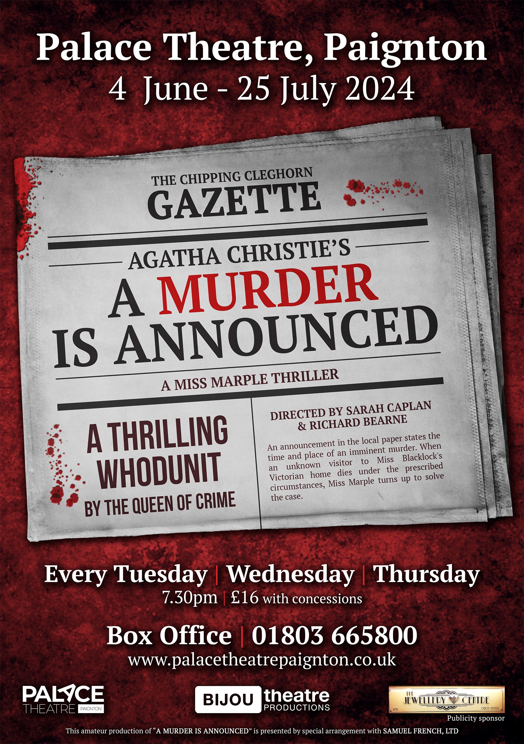 Agatha Christie&rsquo;s &rsquo;A Murder is Announced&rsquo;