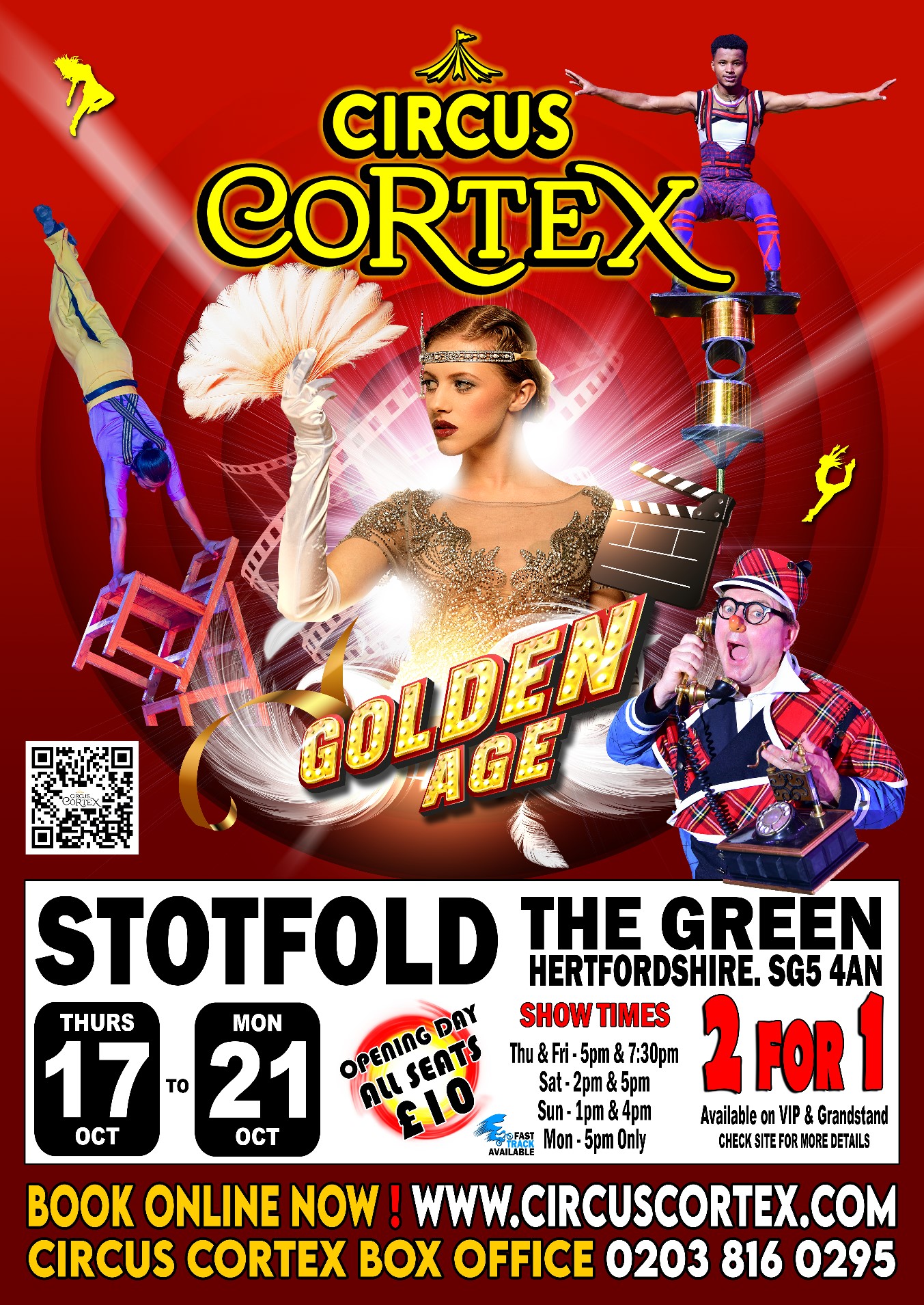 Circus CORTEX at Stotfold, Hitchin, Hertfordshire