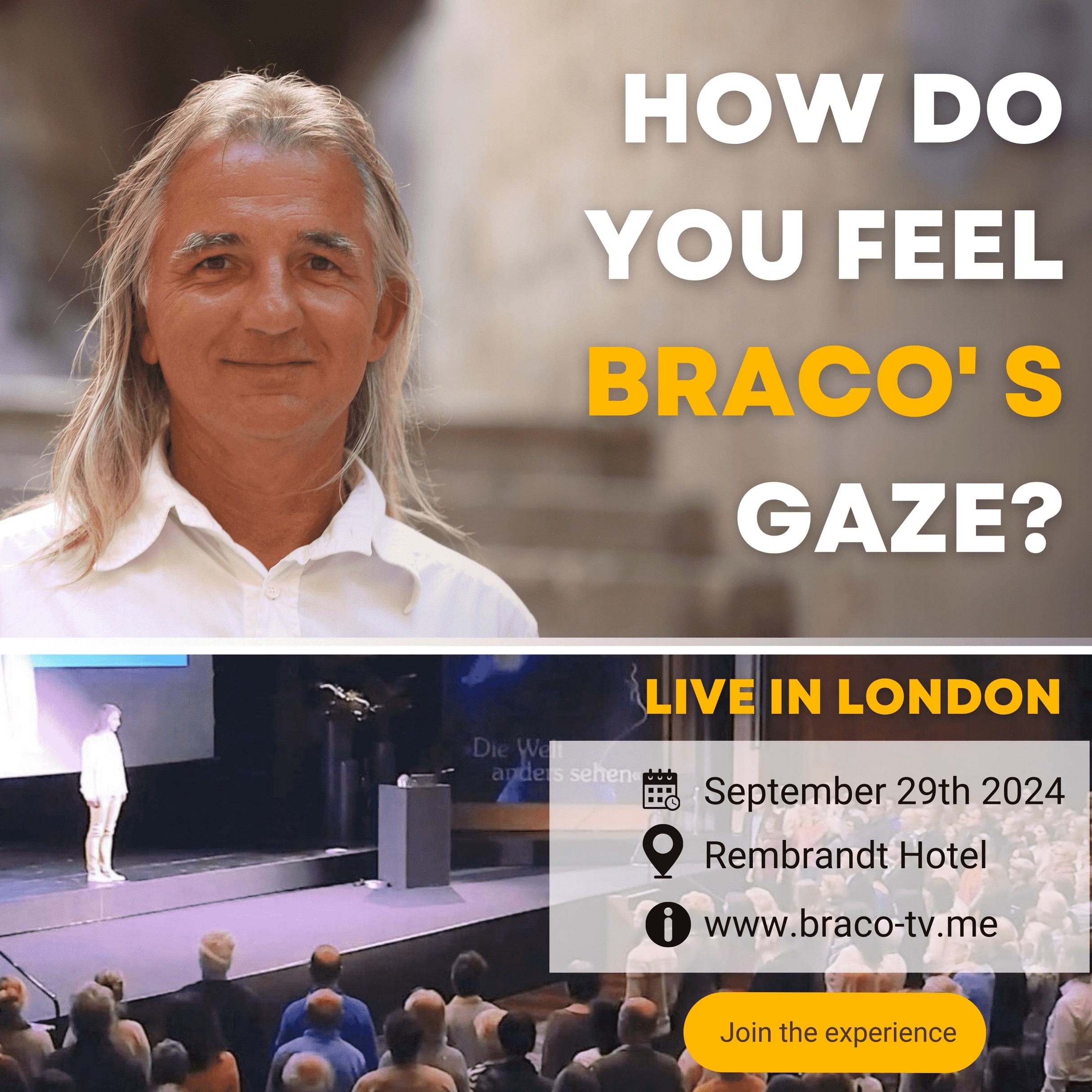 Braco and His Silent Gaze - The Beauty and Power of Silence