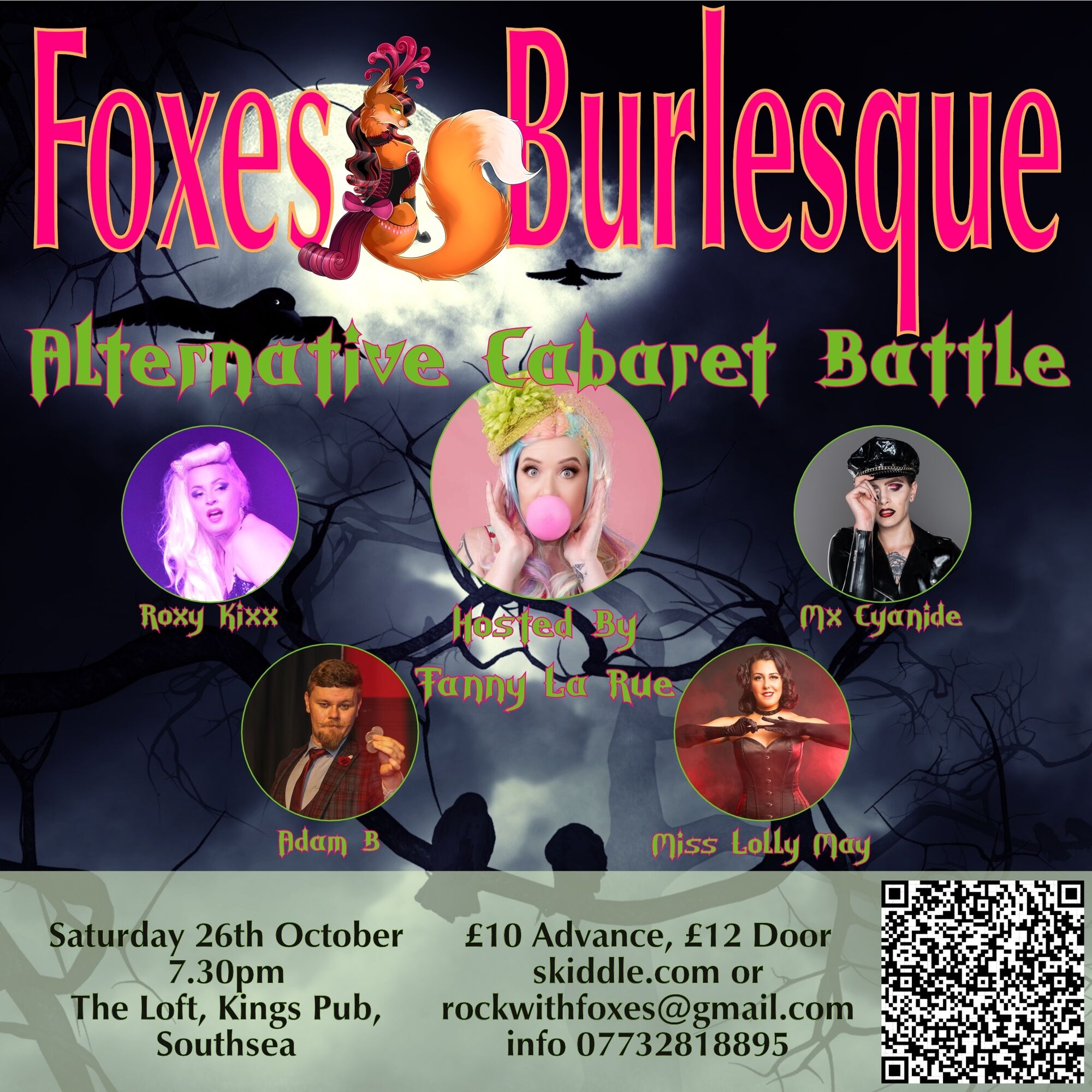 Foxes Burlesque Alternative Cabaret Battle