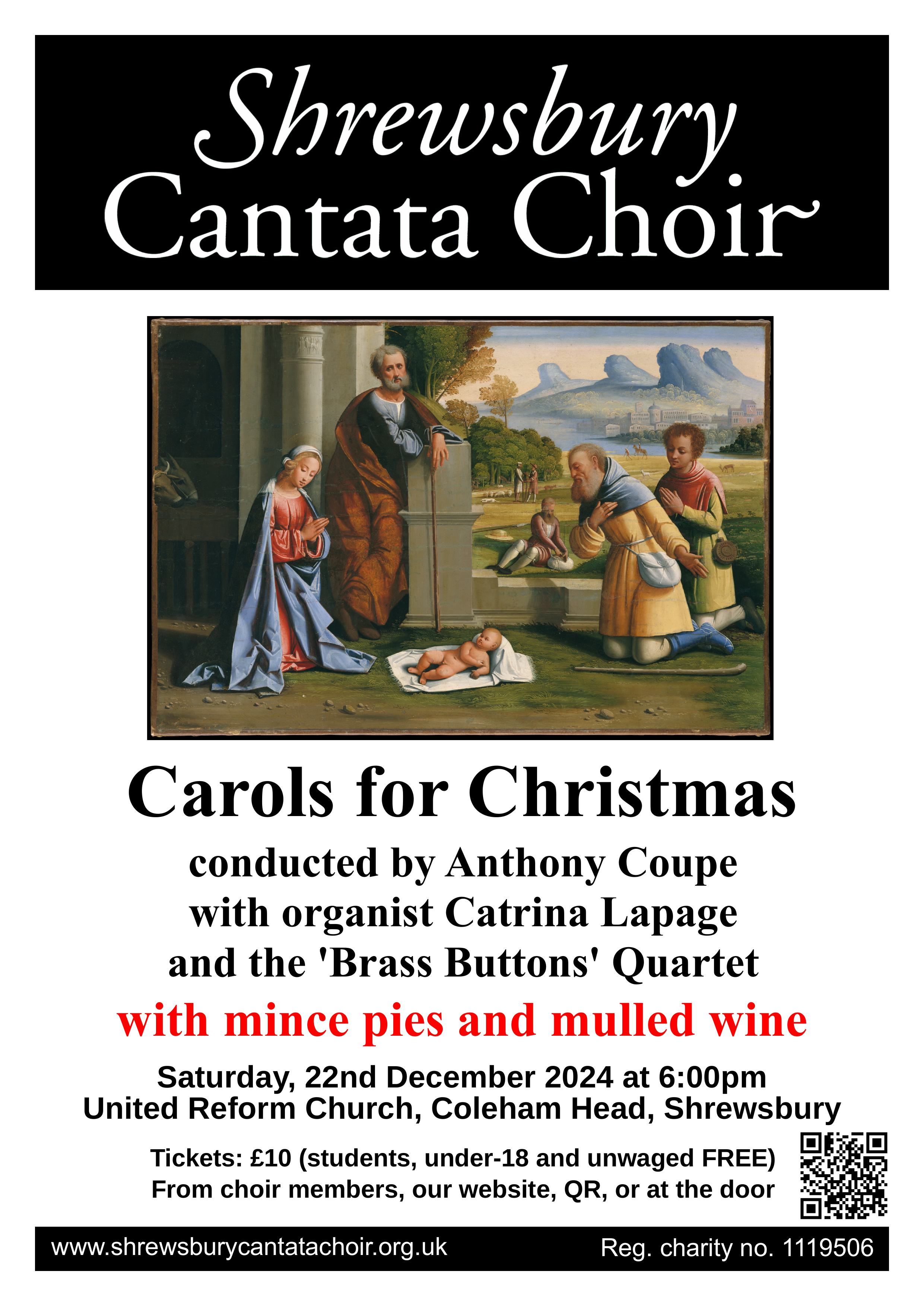 Shrewsbury Cantata Choir: Christmas Carols