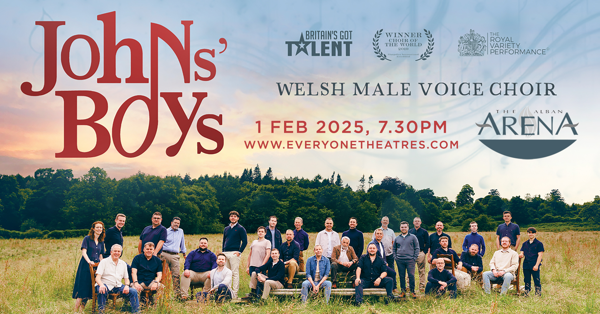 An Evening with Johns&rsquo; Boys Welsh Male Voice Choir