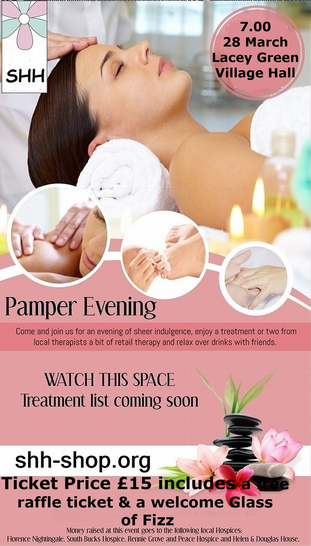 SHH Ladies Pamper Evening March 2025