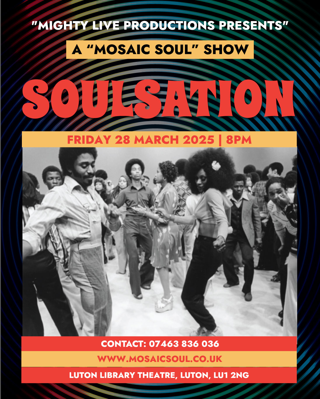 SOULSATION - Soul Motown show based on Soul Train