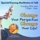 Change your perspective, change your life - evening talk & meditation